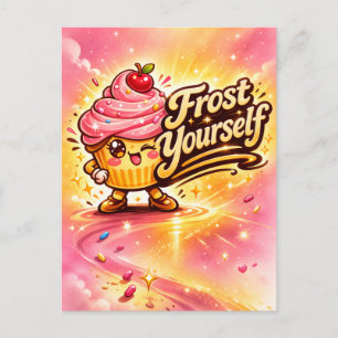 Frost Yourself - Streusel Stella - Foodie Freunde Postkarte