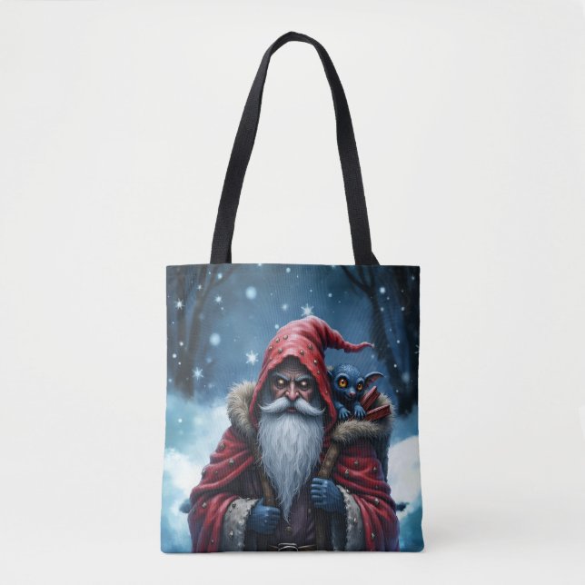 Frostbite Santa & His Mischief Elf. Tasche (Vorderseite)