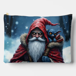 Frostbite Santa & His Mischief Elf. Zubehörtasche