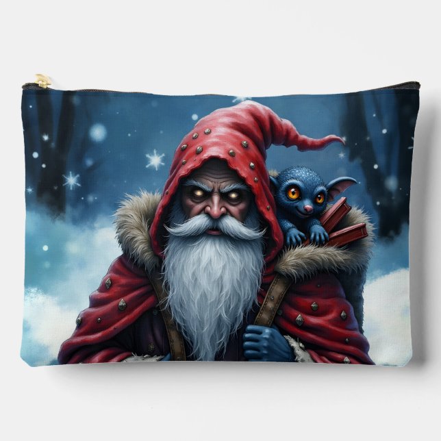 Frostbite Santa & His Mischief Elf. Zubehörtasche (Vorderseite)