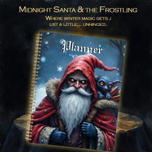 Frostbite Santa und sein Schabernack-Elf. Planer