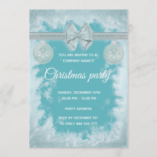 Frostbogenweihnachtsball Weihnachtsfest im Unterne Einladung