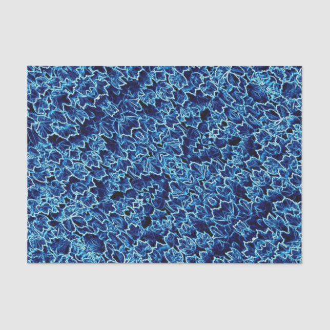 Frosted Blue Ivy  Seidenpapier (Vorderseite)