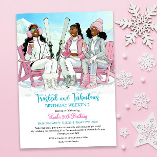 Frosted & Fabulous Après-Ski-Birthday-Ausflug Einladung