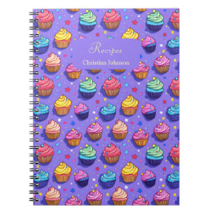 Frosted Fun Cupcake-Muster: Whimsical Bakery Notizblock