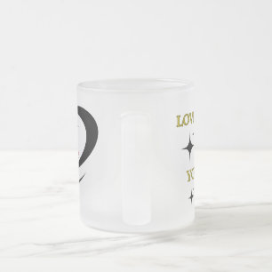 Frosted Glass Becher liebe dich selbst du bist der Mattglastasse