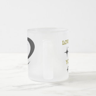 Frosted Glass Becher liebe dich selbst du bist der Mattglastasse