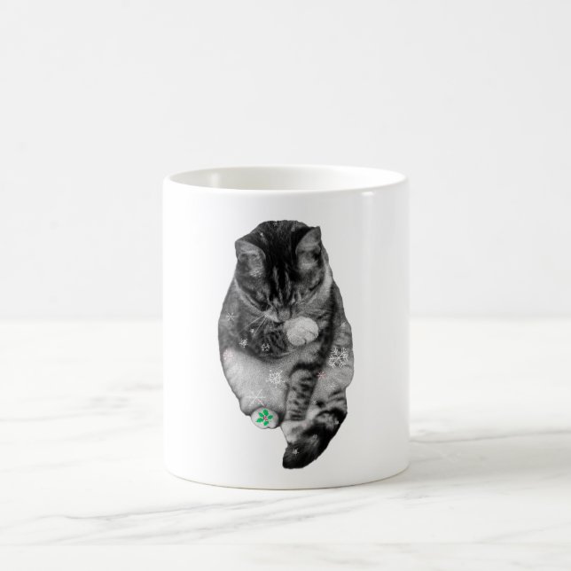 Frosted Paw Holiday Mug Kaffeetasse (Mittel)