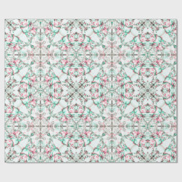 Frosted Petal Mosaik Geschenkpapier