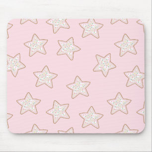 Frosted Star Cookies Mousepad
