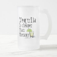 FROSTED STEIN MUG - TEQUILA, MOINS CHER QUE LA THÉ