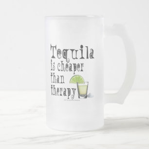 FROSTED STEIN MUG - TEQUILA, MOINS CHER QUE LA THÉ