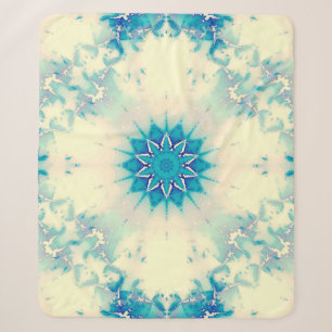 Frostes Wasser Frostig Blaue Winterschneeflocke Sherpadecke