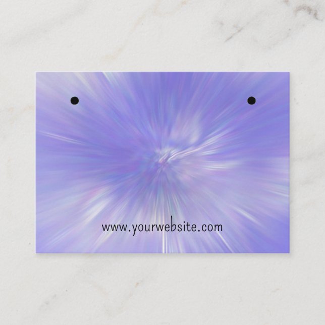 Frostexplosionsvorstellenkarte Visitenkarte (Vorderseite)