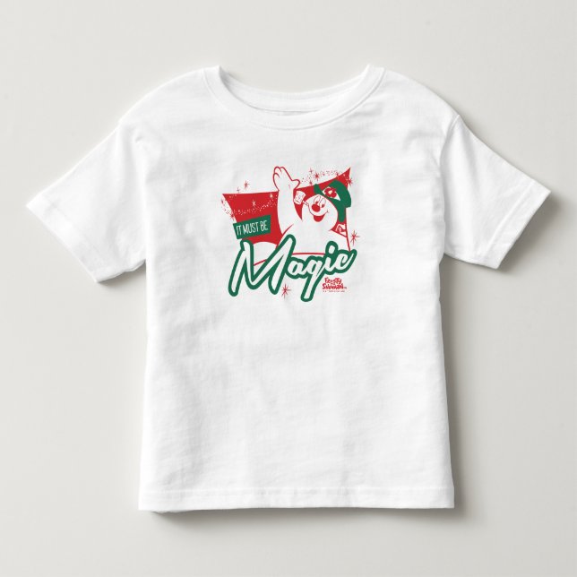 Frostig der Schneemann - Es muss magisch sein Kleinkind T-shirt (Vorderseite)