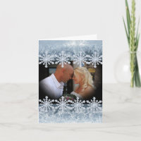 Frostige blaue Winterhochzeit Benutzerdefiniertes