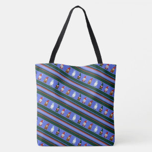 Frostige Gnomies Streifen (Klein) Tasche