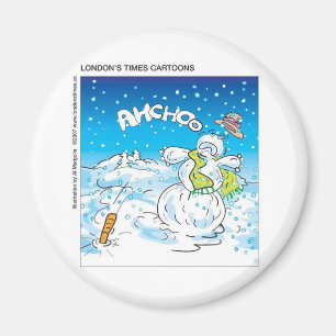 Frostige Kämpfe Die Grippe Weihnachtsgeschenke & T Magnet