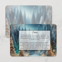 Frostige Kiefern im winterlichen Glanz Hochzeit