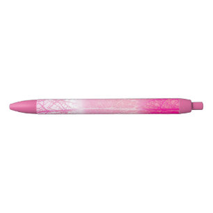Frostige Nebelbäume in Pfirsich und Rosa Kugelschreiber