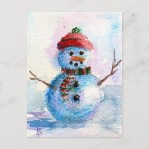 Frostige Postkarte