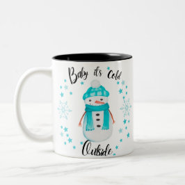 Frostige Schlucke Zweifarbige Tasse