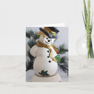 Frostige Weihnachtskarte Feiertagskarte