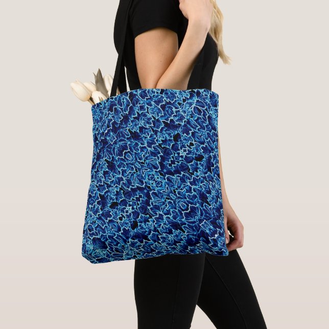 Frostiger blauer Efeu Cool Tasche (Von Nahem)