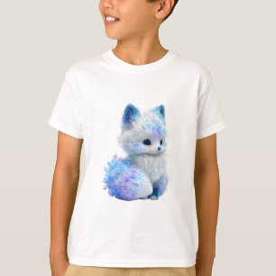 Frostiger Himmelsfuchs für Kinder T-Shirt