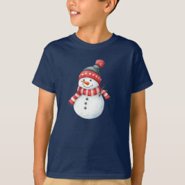 "Frostiger Spaß: Santa Snowman T-Shirt" T-Shirt