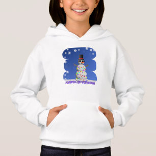 Frostiger und Fabelhafter Schneemann Hoodie