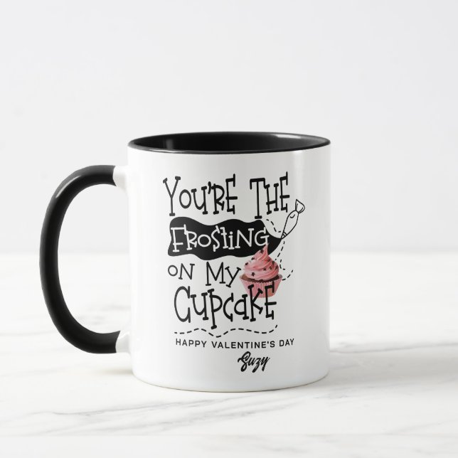 "Frosting On My Cupcake" Love Quote Valentine Tasse (Links)