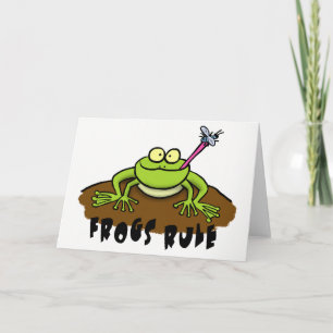 Frostkarte für coolen Cartoon Karte