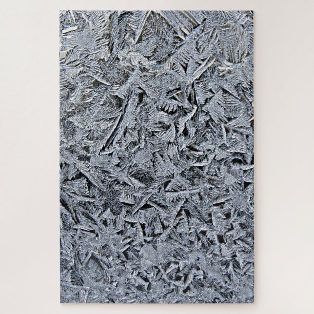 Frostkristalle Nahes Foto (Vertikal)