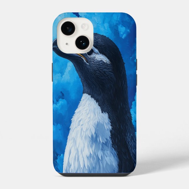 🐧 Frostlight iPhone Case 14 Hülle (Rückseite)