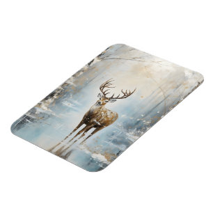 Frostwald Waldland Hirsch Magnet