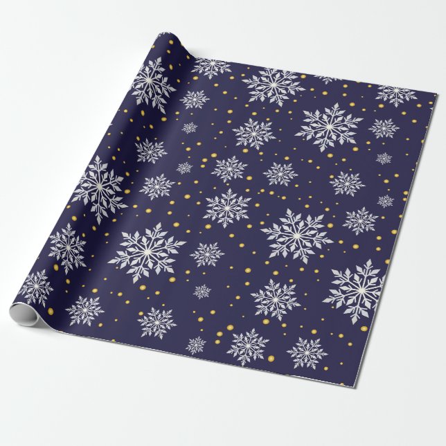 Frosty Elegance Geschenkpapier (Ungerollt)
