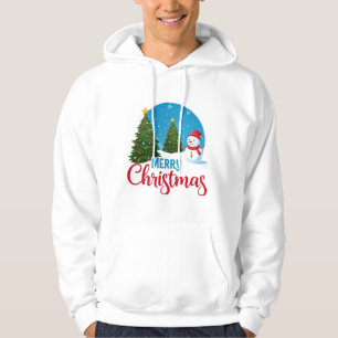 "Frosty Family: Light Blue Winter Wonderland Desig Hoodie