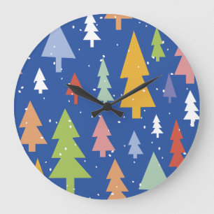 Frosty Forest Wanduhr