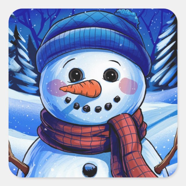 Frosty Hoilday Sticker (Vorderseite)