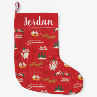 Frosty - Jedermanns liebstes Schneemannsmuster Kleiner Weihnachtsstrumpf