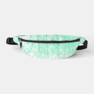 Frosty Misty Branches Mint Green Bauchtasche