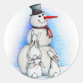 FROSTY RUNDER AUFKLEBER