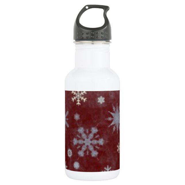 Frosty Snowflake Trinkflasche (Vorderseite)
