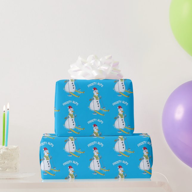 Frosty Snowman Season Geschenkpapier (Partygeschenke)
