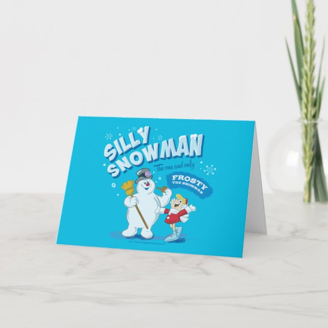 Frosty the Snowman™ | "Alberner Schneemann" Feiertagskarte (Vorderseite)