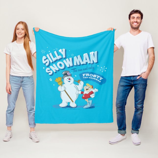 Frosty the Snowman™ | "Alberner Schneemann" Fleecedecke (Beispiel)