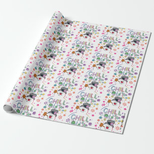 Frosty the Snowman™ "Chill Out" Regenbogenfarb Geschenkpapier