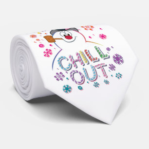 Frosty the Snowman™   "Chill Out" Regenbogenfarb Krawatte