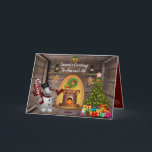 Frosty The Snowman Christmas Card Karte<br><div class="desc">Frostig die Schneeweihnachtsfeste</div>